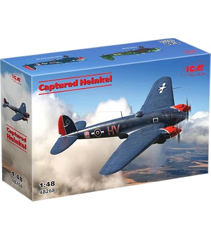 Amazon | アイシーエム ICM 1/48 ドイツ空軍 ハインケルHe111 H-6 爆撃